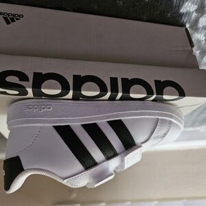 Adidas White and Black Sneakers